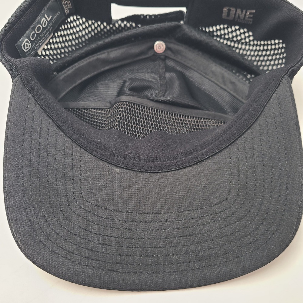 Coal Hat Snapback Mesh Black Mountain Patch Hike Outdoors Adventure Casual Men - Picture 10 of 12